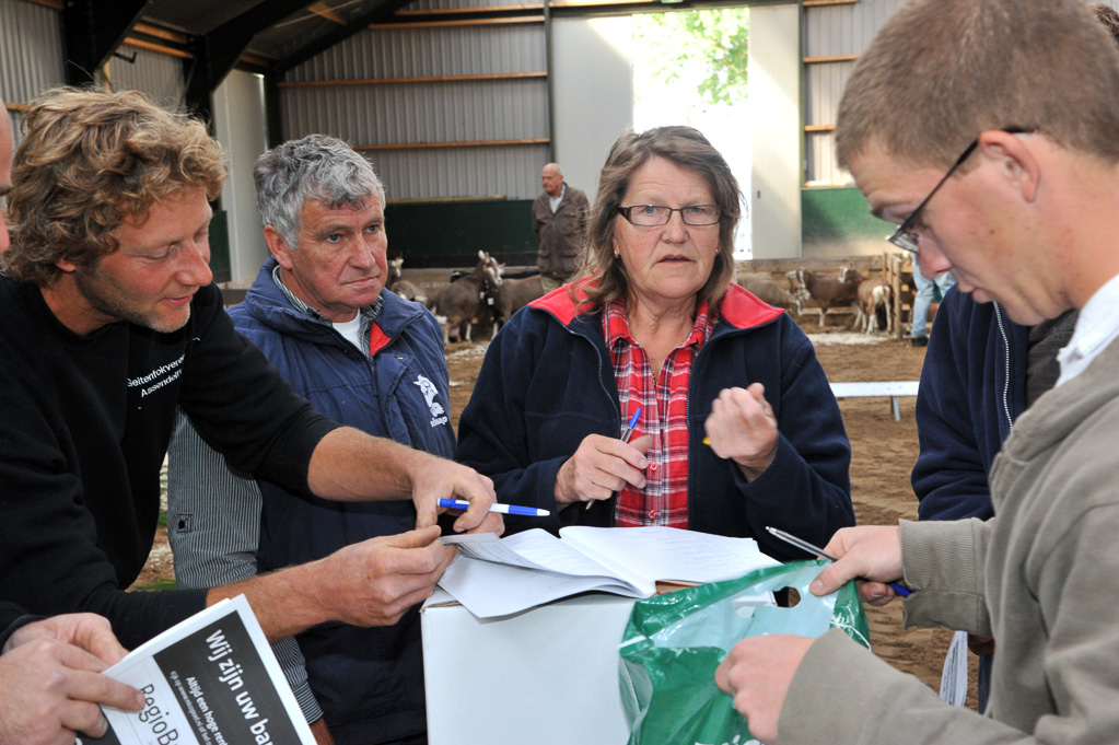 Geitenkeuring van Geitenfokvereniging Assendelft eo in Manege De Delft