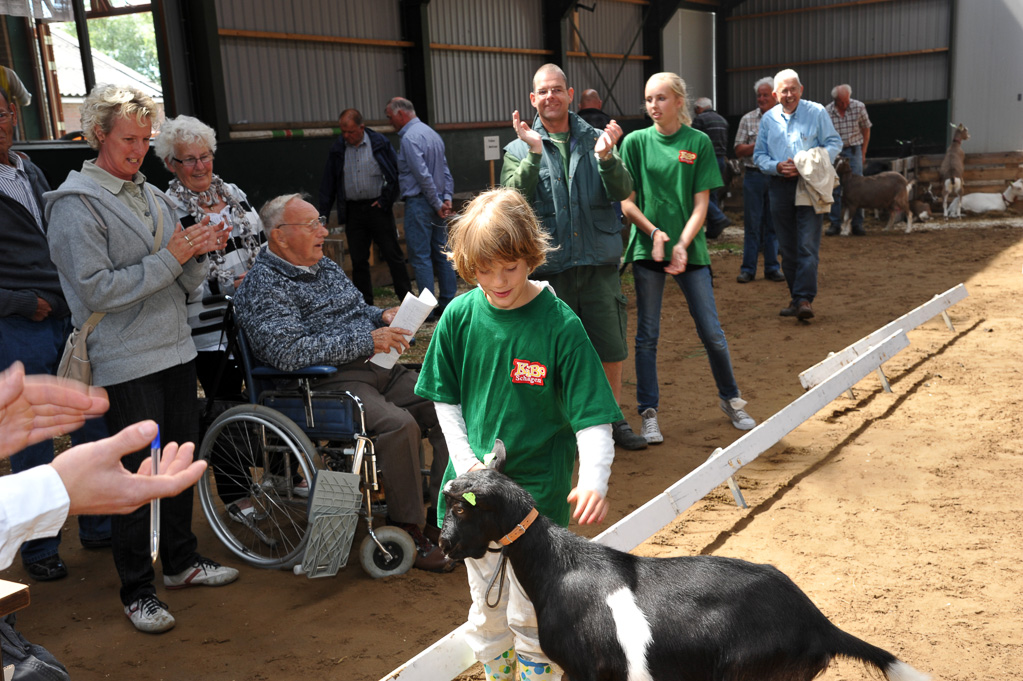 Geitenkeuring van Geitenfokvereniging Assendelft eo in Manege De Delft