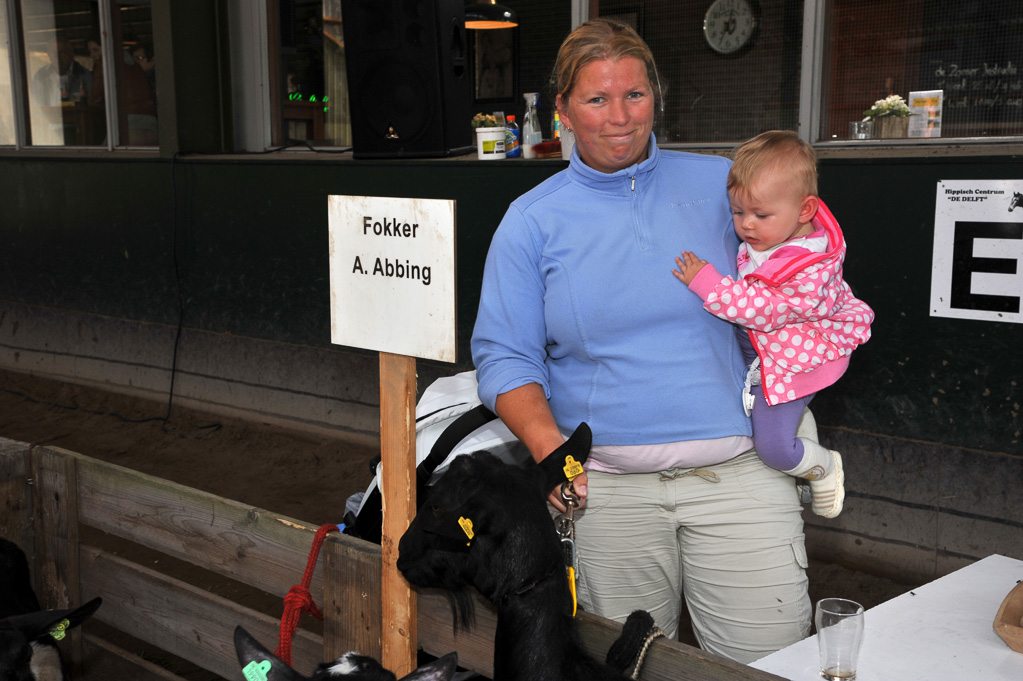 Geitenkeuring van Geitenfokvereniging Assendelft eo in Manege De Delft